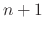 $n+1$