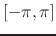 $[-\pi,\pi]$