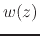 $\displaystyle w(z)$