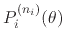 $P_{i}^{(n_{i})}(\theta)$
