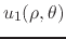$u_{1}(\rho,\theta)$