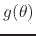 $g(\theta)$