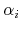 $\alpha_{i}$