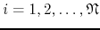 $i=1,2,\ldots,\mathfrak{N}$