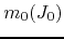 $m_{0}(J_{0})$