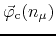 $\vec{\varphi}_{\rm c}(n_{\mu})$