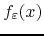 $f_{\varepsilon}(x)$