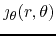 $\jmath_{\theta}(r,\theta)$