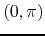 $(0,\pi)$
