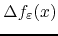$\Delta f_{\varepsilon}(x)$