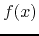 $f(x)$