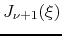 $J_{\nu+1}(\xi)$