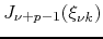 $J_{\nu+p-1}(\xi_{\nu k})$