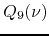 $\displaystyle Q_{9}(\nu)$