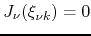 $J_{\nu}(\xi_{\nu k})=0$