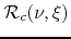 ${\cal R}_{c}(\nu,\xi)$